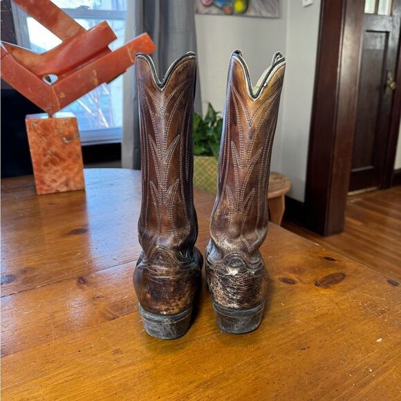 Vintage Wrangler Cowboy Boots Sz 7 D - Picture 5 of 7